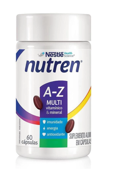 Nutren a-z Multi Vitamínico E Mineral 60 Caps. Gel – Nestlé