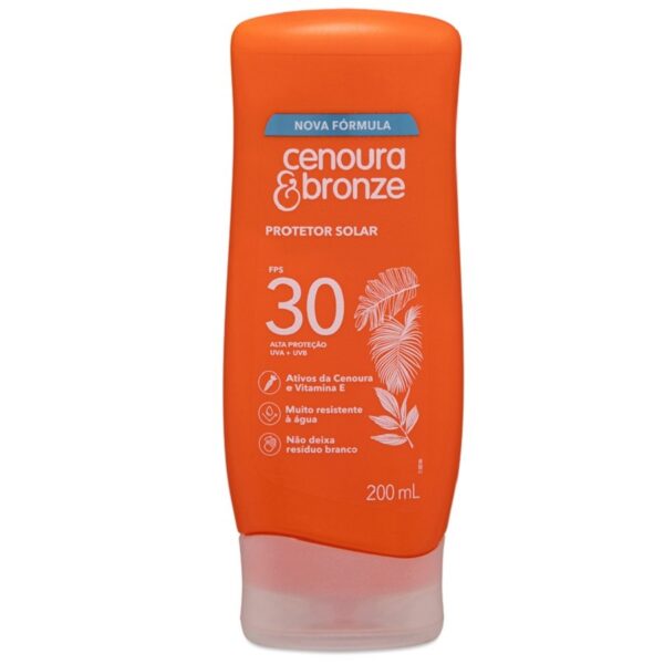 Protetor Solar Corporal Cenoura & Bronze Fps 30 200Ml